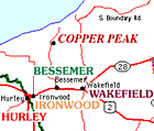 Map To Copper Peak