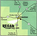 Map to Regal Inn